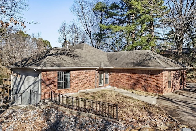 rear view of house featuring a patio area