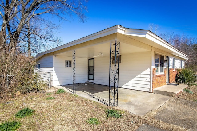 view of ranch-style home