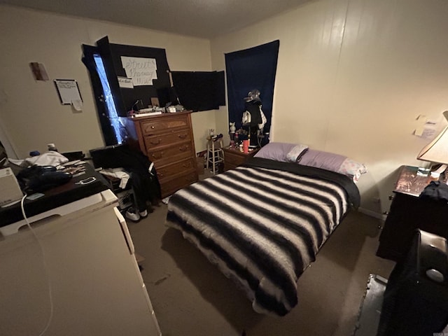 bedroom featuring carpet flooring