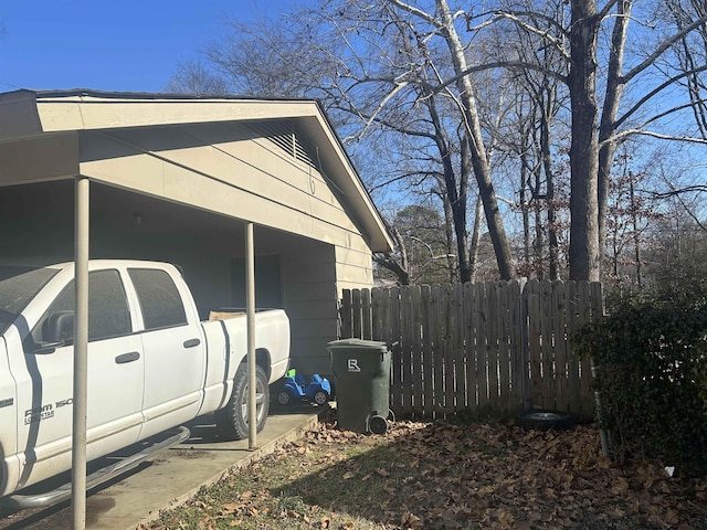 view of side of property