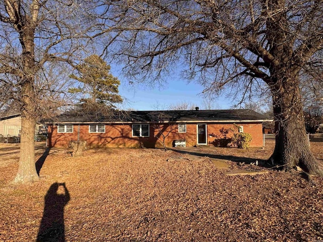 view of ranch-style home