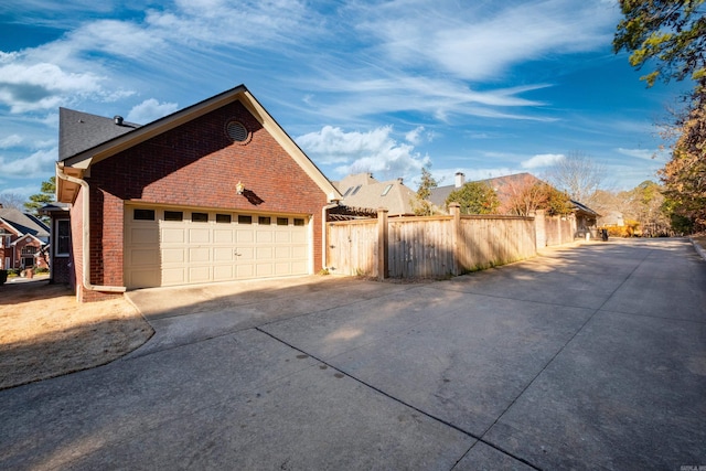 view of home's exterior