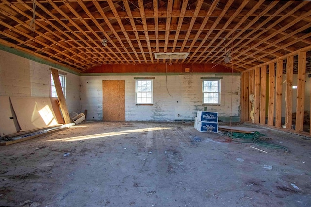 miscellaneous room featuring concrete floors