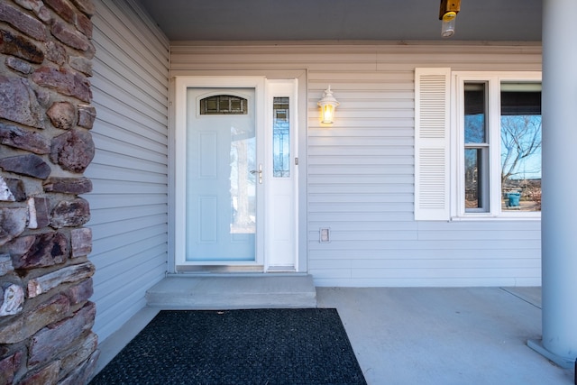 view of property entrance