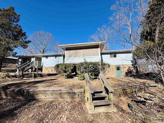 view of rear view of house