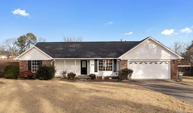 ranch-style house with a garage