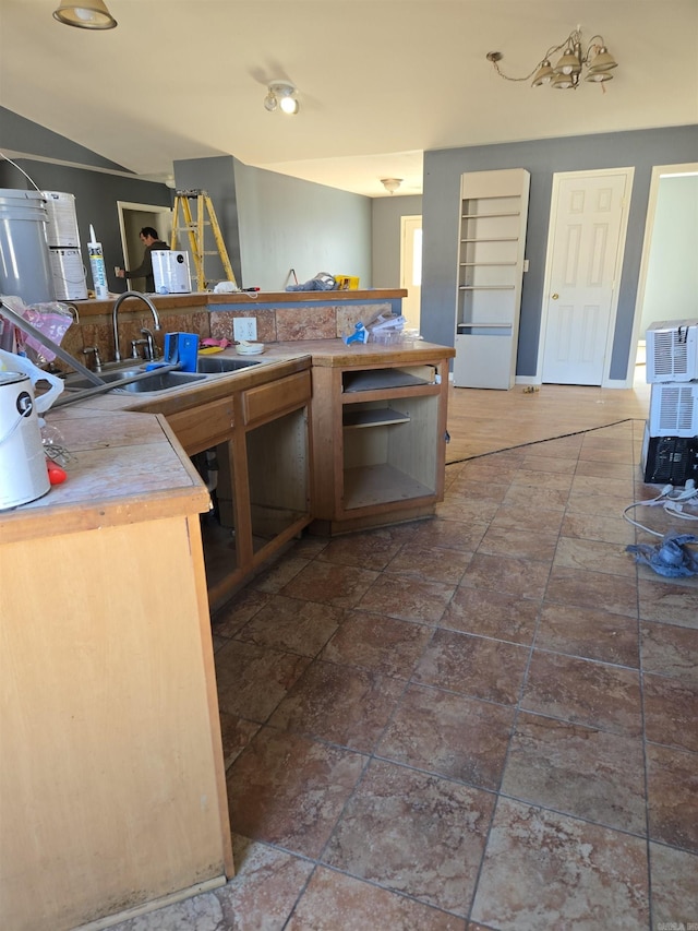 kitchen featuring sink