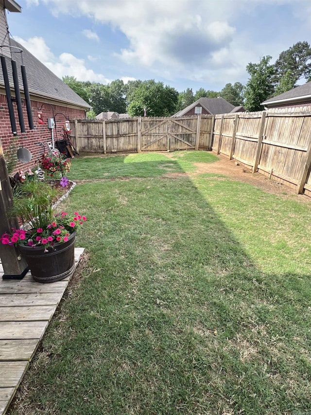 3 N Starlite Dr, Mayflower, AR 72106 - view of yard featuring a fenced backyard