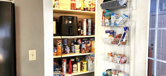 view of pantry