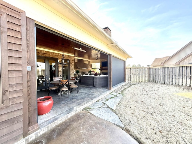 view of patio