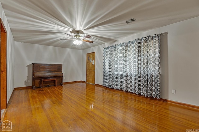 interior space featuring hardwood / wood-style flooring