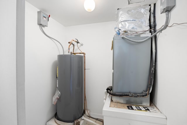 utilities featuring water heater