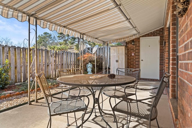 view of patio