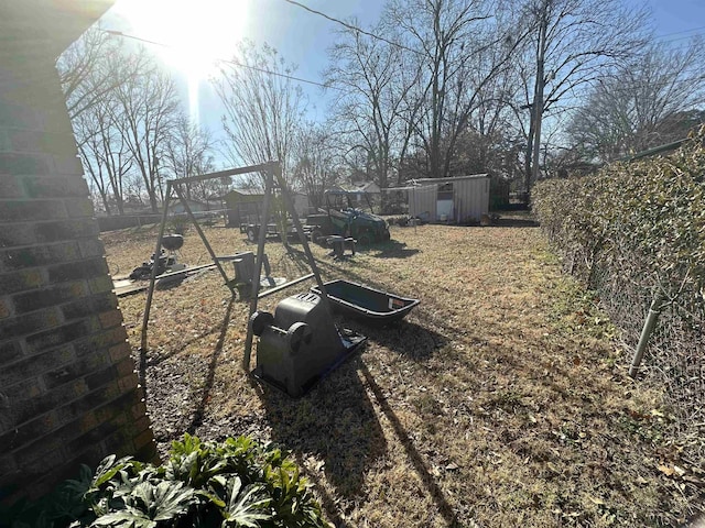 104 S Crestview, Dumas, AR 71639 - view of yard with a storage shed