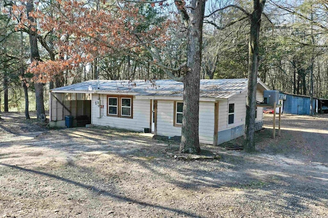 view of ranch-style home