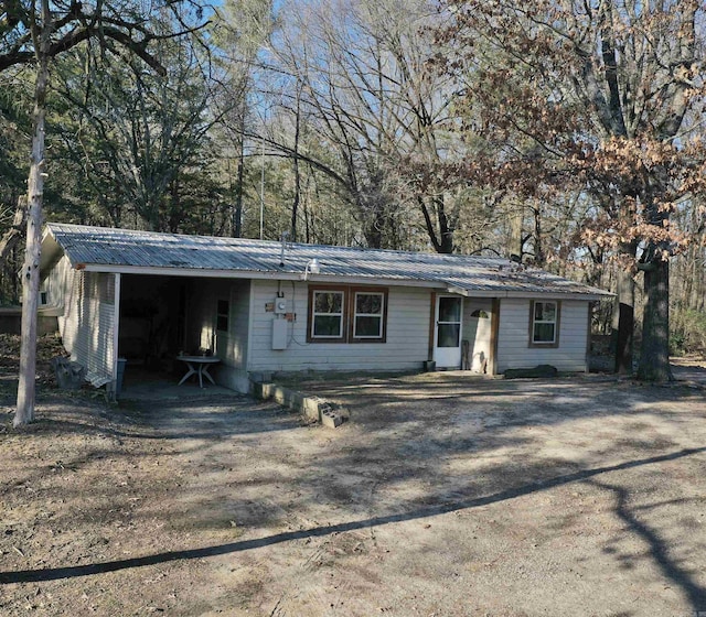 view of ranch-style home