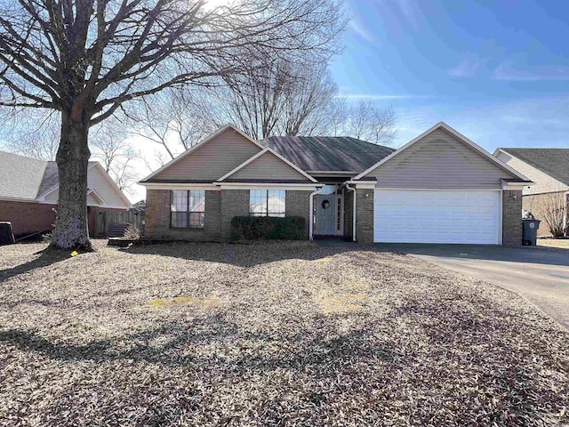 ranch-style house with a garage