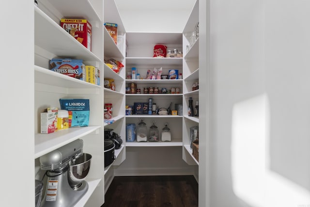 view of pantry