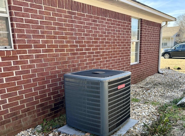 exterior details featuring cooling unit