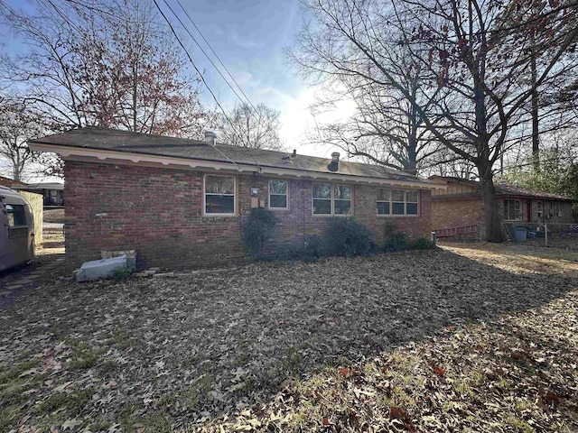 view of rear view of property