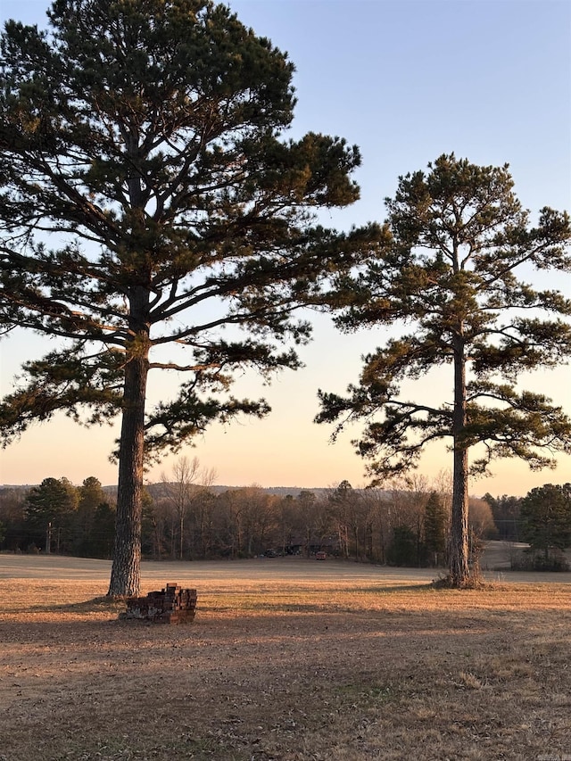 view of nature at dusk