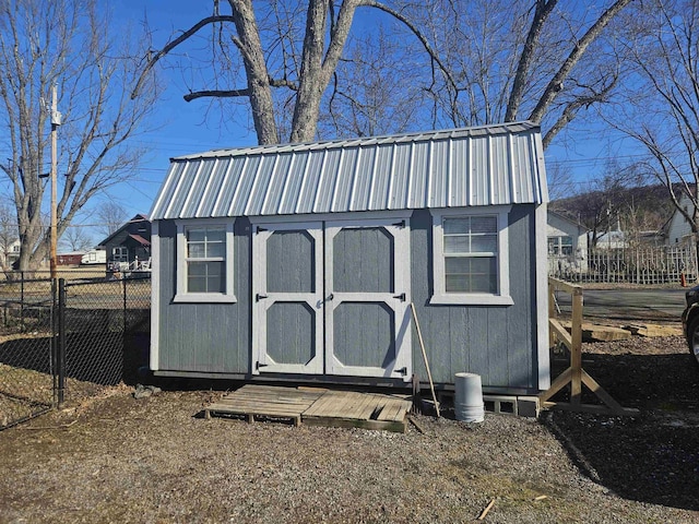 view of outbuilding