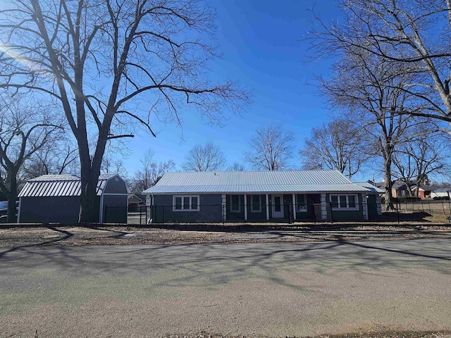 view of ranch-style home