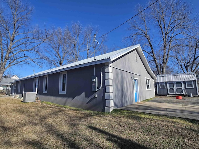 view of property exterior featuring cooling unit