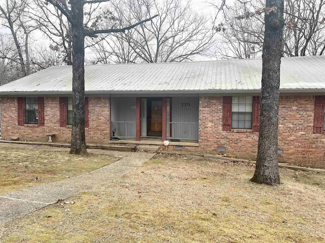 view of ranch-style home