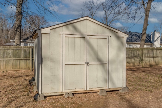 view of outbuilding