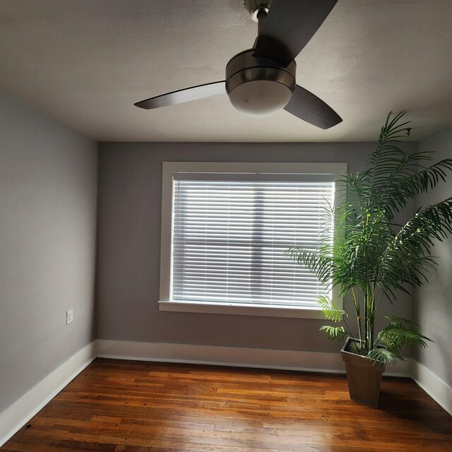 506 W Pleasure, Searcy, AR 72143 - unfurnished room featuring hardwood / wood-style floors and ceiling fan