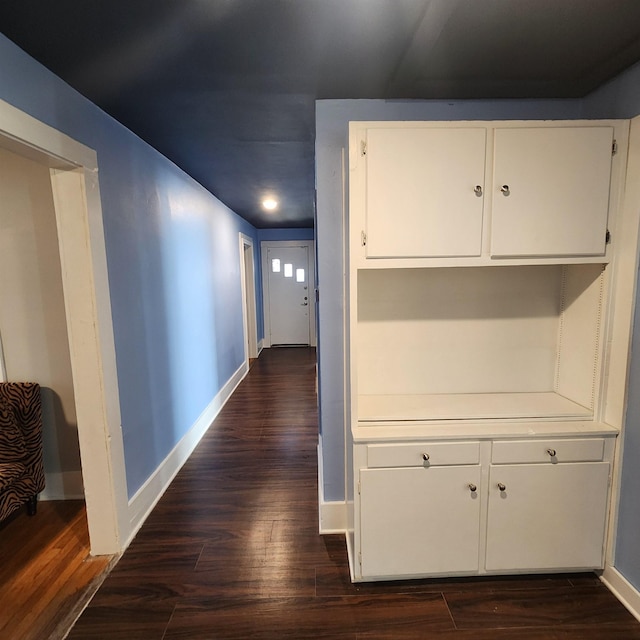 506 W Pleasure, Searcy, AR 72143 - corridor featuring dark hardwood / wood-style floors