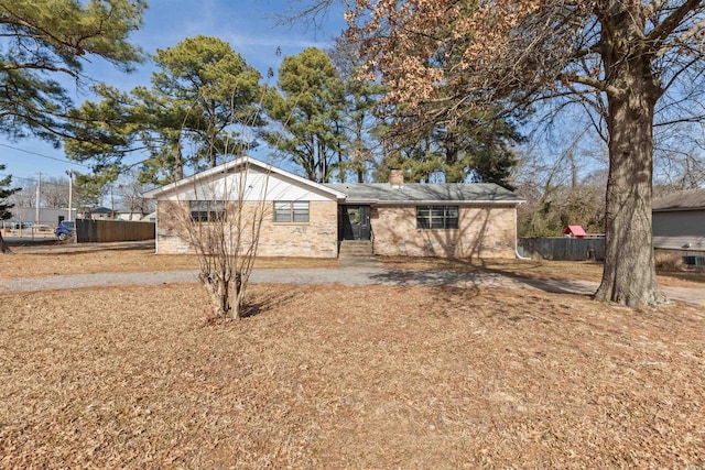 view of ranch-style house