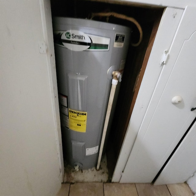 utilities featuring electric water heater