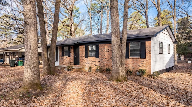 view of ranch-style home