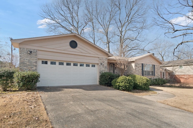 ranch-style house with a garage