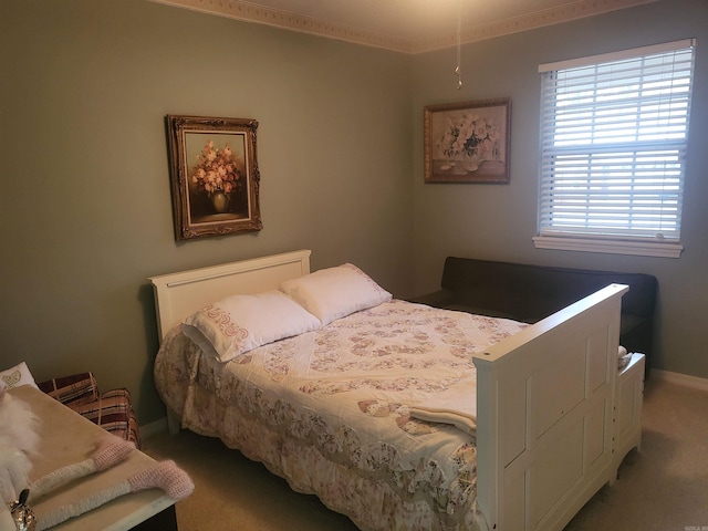 bedroom featuring carpet floors