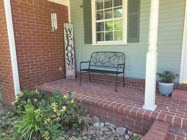 view of patio / terrace featuring a porch