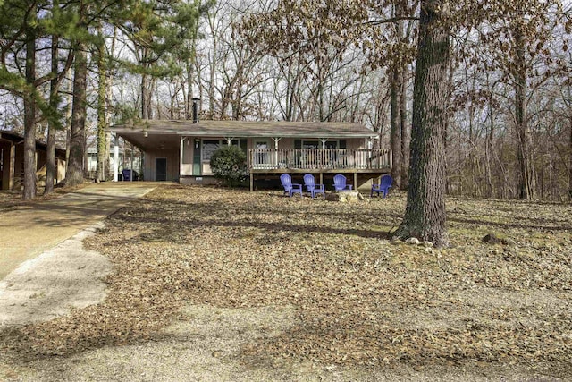 view of front of house featuring a porch