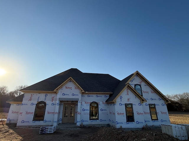 view of property under construction