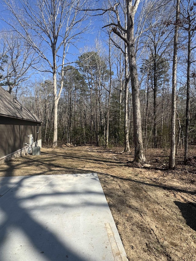 view of yard with a patio