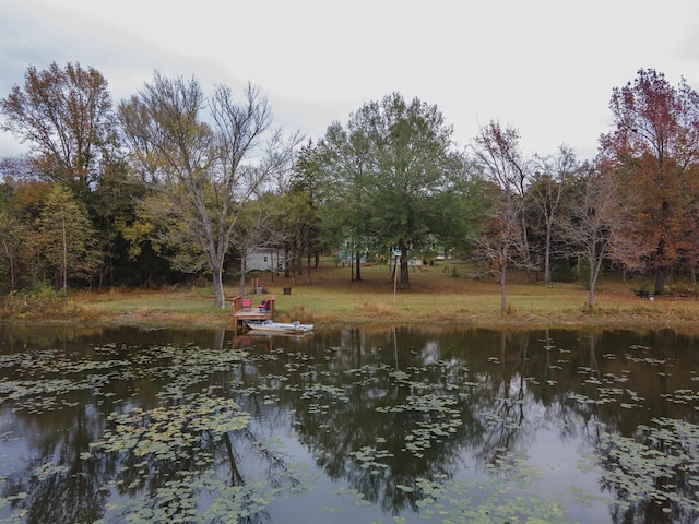 view of water feature