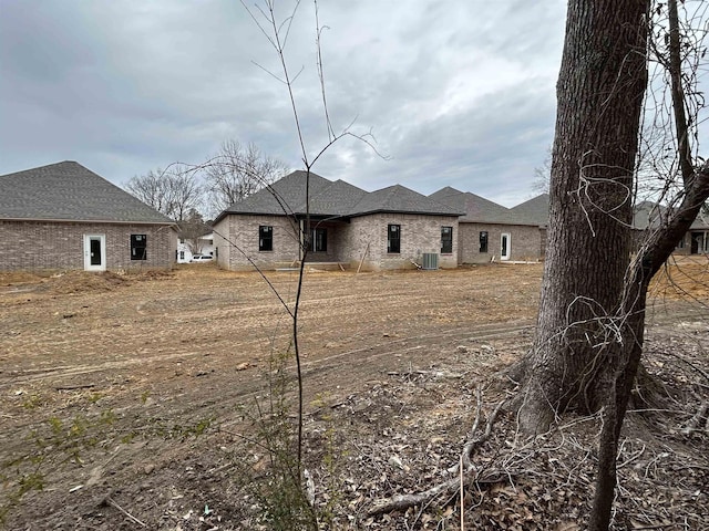 view of back of property