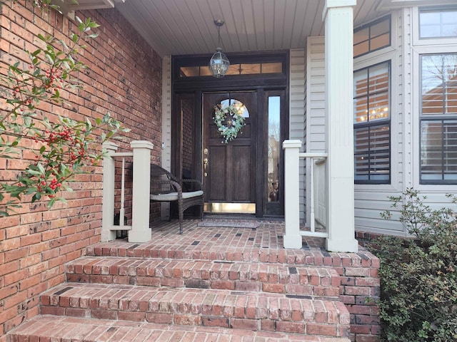 view of entrance to property