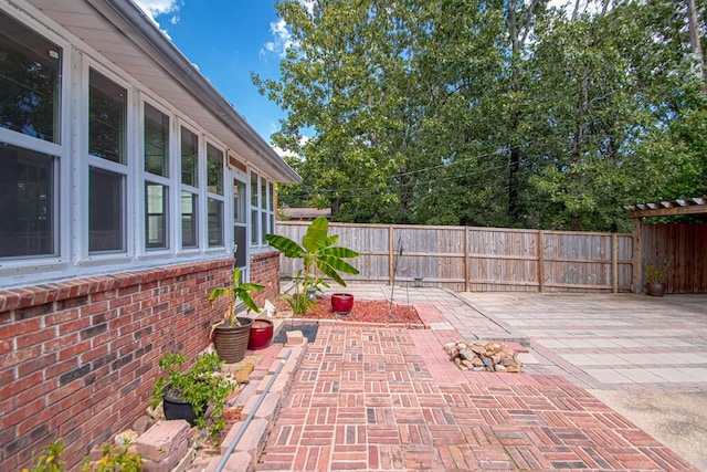 view of patio