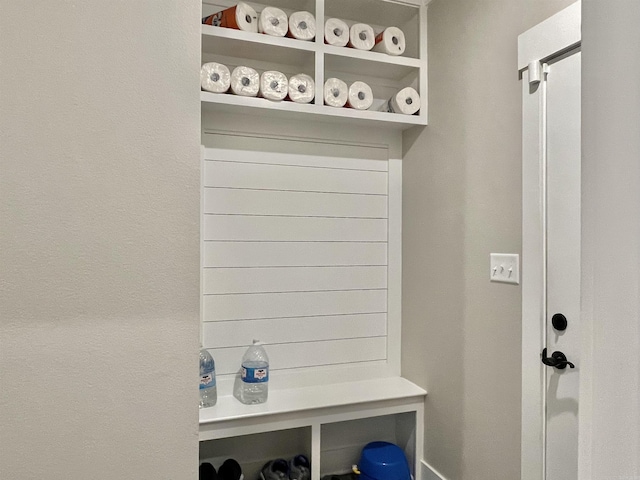 view of mudroom