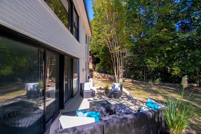 view of patio / terrace with outdoor lounge area