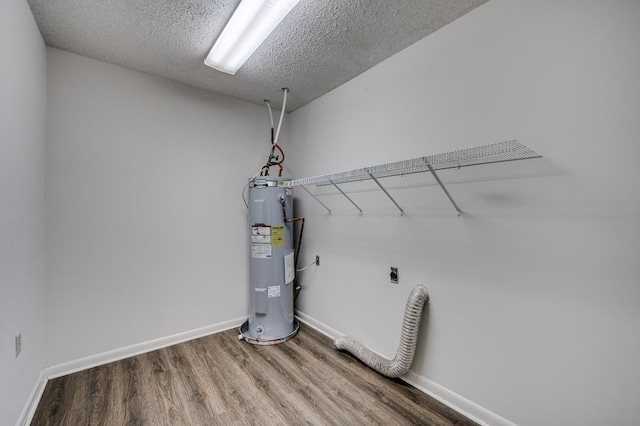 interior space featuring electric water heater