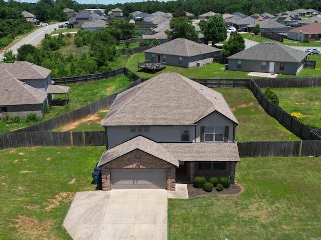 14465 Skyline Dr, Alexander, AR 72002 - aerial perspective of suburban area