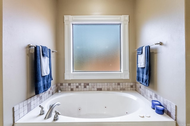 bathroom with a bathtub